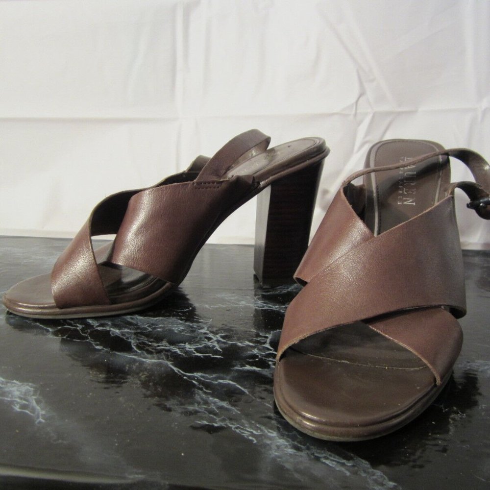 Lauren Ralph Lauren Brown Leather Sandals Size 7
